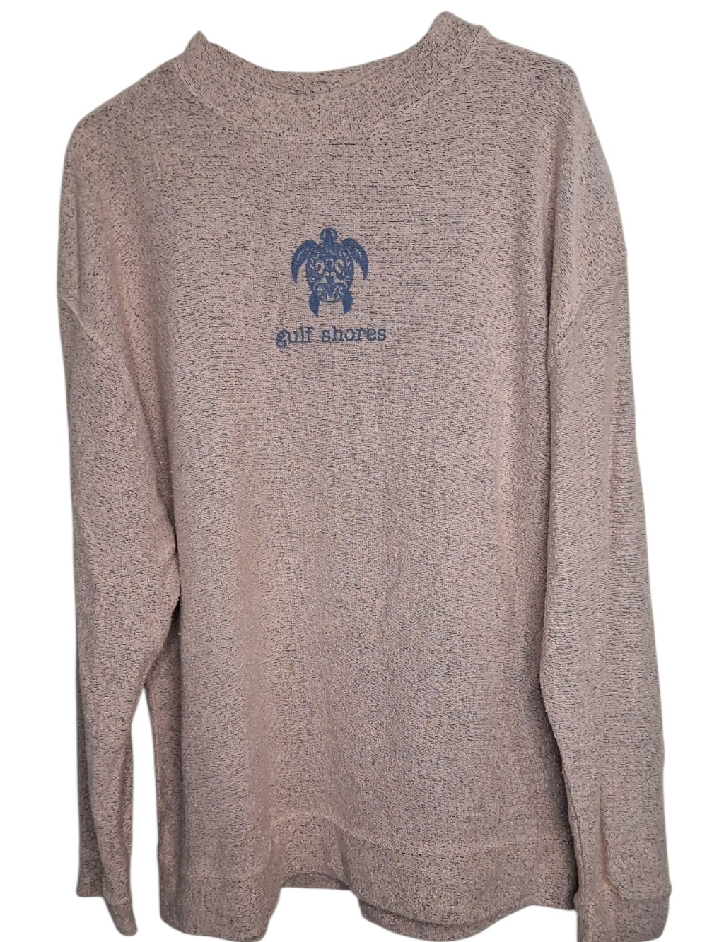 MV Sport Light Pink Crewneck Sweater with Gulf Shores Logo